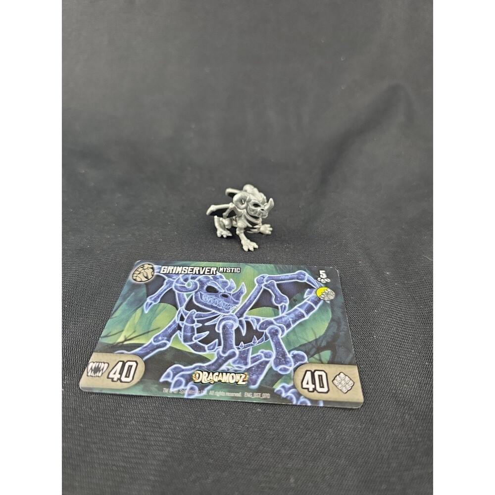 Dragamonz Grimserver Rare Mystic With Card Dragon Minifigure Mini Figure Animal